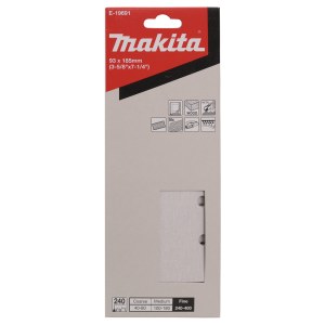 Hiomapaperi tasohiomakoneeseen Makita E-19691; 93x185 mm; P240; 10 kpl.