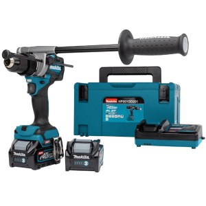 Iskuporakone Makita HP001GD201; 40 V; 2x2,5 Ah akku