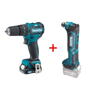 Työkalusarja Makita (HP332DSAJ + TM30DZ); 10,8 V; 2x2,0 Ah akku