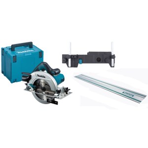 Pyörösaha Makita HS7601J + Adapteri + Ohjainkisko 1,4m