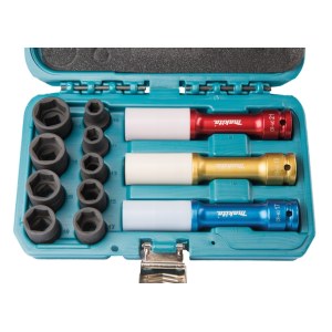 Hylsysarja Makita P-90576; 1/2''; 150 mm; 12 kpl.