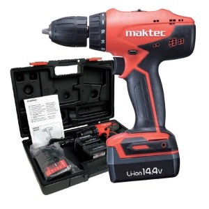 Sähköpora Maktec MT070E; 14,4 V; 2x1,1 Ah akku