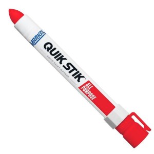 Merkkauskynä Markal QUIK STIK; 17 mm; punainen
