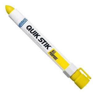 Merkkauskynä Markal QUIK STIK; 17 mm; Keltainen