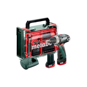 Akkukäyttöinen ruuvinväännin Metabo PowerMaxx BS Basic; 12 V; 2x2 Ah