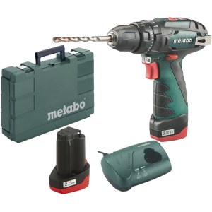Iskupora / ruuvinväännin Metabo SB BASIC; 12 V; 2x2,0 Ah akku