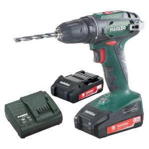 Pora/ruuvinväännin Metabo BS 18 LI; 18 V; 2x1,3 Ah akku
