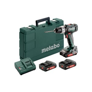 Akkukäyttöinen iskuruuvinväännin Metabo SB 18 L SET; 18V; 3x2 Ah; LED