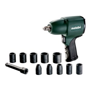 Paineilmakäyttöinen mutterinväännin iskumekanismilla Metabo DSSW 360 SET