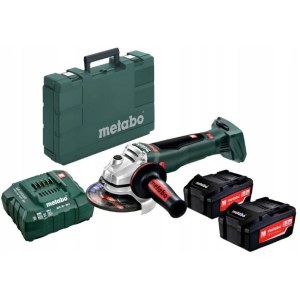 Kulmahiomakone Metabo WB 18 LTX BL 125 QUICK; 18 V; 2x5,2 Ah akku