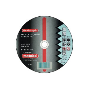 Hiova katkaisulaikka Metabo 616183000; 150x1,6 mm; TF41 metalille