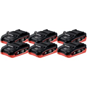 Akku Metabo LiHD set; 18 V; 6x3,5 Ah; LiHD