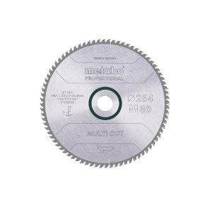 Yleislaikka Metabo Multi Cut Professional; 254x2,4x30 mm; Z80; 5°
