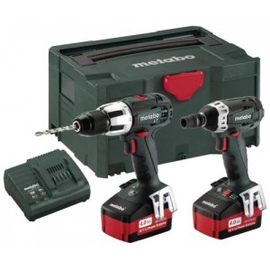 Työkalusarja Metabo; 18 V; 2x4,0 Ah akku
