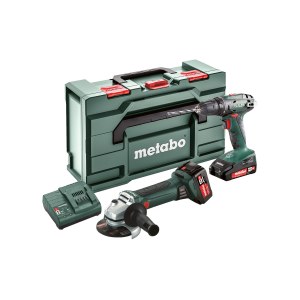 Työkalusarja Metabo COMBO SET 2.4.3 (BS 18 + W 18 LTX 125 „Quick“); 18 V; 1x2,0/4,0 Ah akku
