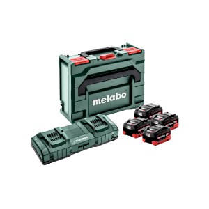 Tarvikesarja Metabo 685135000; 18 V; 4x8 Ah + Laturi ASC 145 Duo