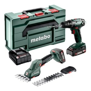 Työkalusarja Metabo Combo Set 2.2.5 (BS 18 + SGS 18 LTX Q); 18 V; 2x2,0 Ah akku