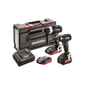 Työkalusarja Metabo (SB 18 LT BL SE + SSW 18 LTX 400 BL SE); 18 V; 2x4,0/1x5,2 Ah akku