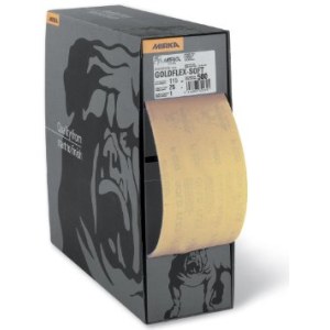 Hiekkapaperirulla Mirka GoldFlex Soft 2912707092; 115mmx25 m; P1000
