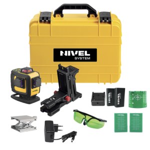 Ristilinjalaser Nivel System CL4D-G + tarvikkeet