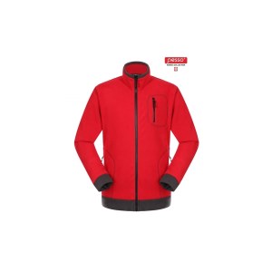 Lämmin huppari PESSO FLEECE; S punainen