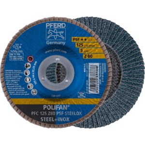 Lamellihiomalaikka  Pferd PSF PFC Steelox; 125 mm; Z80
