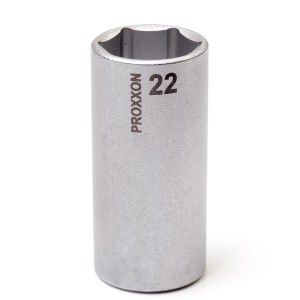 Kuusiohylsy Proxxon 23545; 3/8''; 22 mm; 64 mm