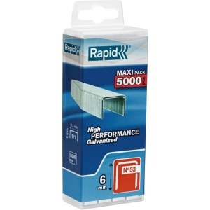 Niitit Rapid; 11,4x6 mm; 5000 kpl.; tyyppi 53
