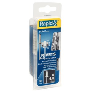 Niitit Rapid; 4,8 mm; 16 mm; 50 kpl.