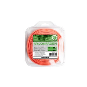 Leikkuulanka Nylon line (2,0 mm/15 m) oranssi; pyöreä