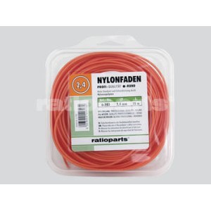 Leikkuulanka Nylon line (2,4 mm/15 m) oranssi