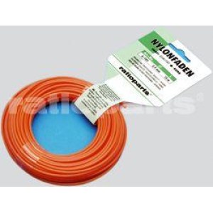 Leikkuulanka Nylon line (3,0 mmx15 m) oranssi; pyöreä