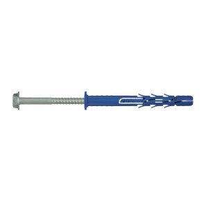 Nailonitappi ruuvilla RawlPlug R-FF1-N-10K240; 9,8x240 mm; 7,0x249 mm; SW13/T40; 25 kpl.