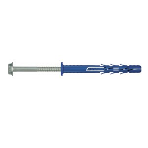 Nailonitappi ruuvilla RawlPlug R-FF1-N-14K240; 13,8x240 mm; 10,8x251 mm; SW17/T50; 25 kpl.