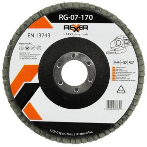 Lamellihiomalaikka  Rexxer RG-07-170; 125 mm; K60