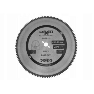 Katkaisuterä puulle Rexxer RG-08-333; 450x30 mm
