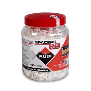 Ristimerkit tiilien merkkaamiseen Rubi 2280; 1,5 mm; 1000 kpl.