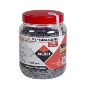 Ristimerkit tiilien merkkaamiseen Rubi 2399; 1000 kpl.; T-muotoinen