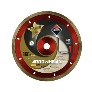 Timanttilevy märkäleikkaukseen Rubi ARROWHEAD PREMIUM; 250 mm