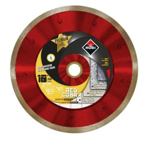 Timanttilevy märkäleikkaukseen Rubi RED COBRA PREMIUM; 250 mm