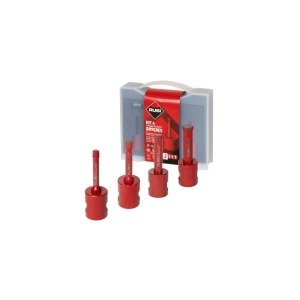 Timanttireikäsaha -setti Rubi DRYGRES PREMIUM MINI KIT; 4 kpl.
