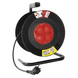 Jatkojohto kelalla Rubi EC-1 25M/13,9A PLUS; 50 m; 3x1,5 mm²