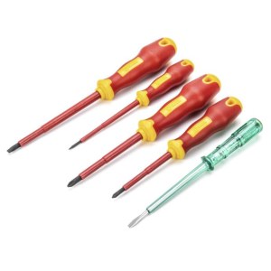Eristetty (1.000 V) ruuvimeisselisarja Sata ST09302U; 5 kpl.