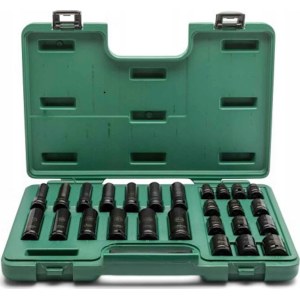 Hylsysarja  Sata ST34399T; 10-24 mm; 26 kpl.