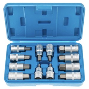 Kärki ja hylsysarja SATRA S-SH1212; 1/2''; 5-22 mm; 12 kpl.
