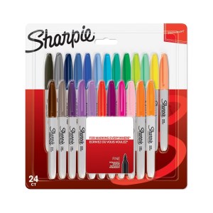 Merkkauskynäsetti Sharpie Fine; 24 kpl.