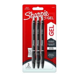 Merkkauskynäsetti Sharpie S Gel; 3 kpl.; musta