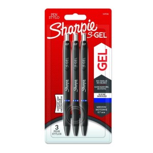 Merkkauskynäsetti Sharpie S Gel; 3 kpl.; sininen