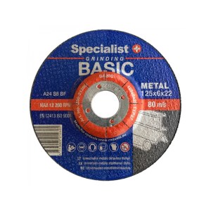 Hiomalaikka Specialist 125X6X22; 125x6x22 mm