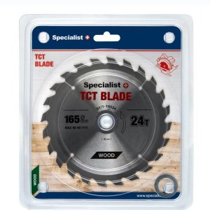 Katkaisuterä puulle Specialist Wood; 165x1,4x30/20/16 mm; Z24